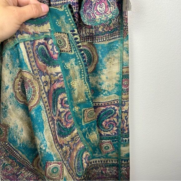 Vintage SUTTLE & SEAWINDS wide leg pull on pants - Picture 10 of 11